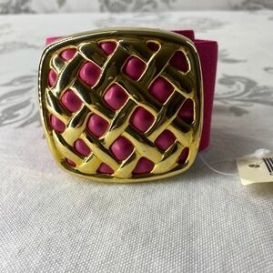 DAY LOR BELT PINK &GOLD WOVEN
DESIGN M/L